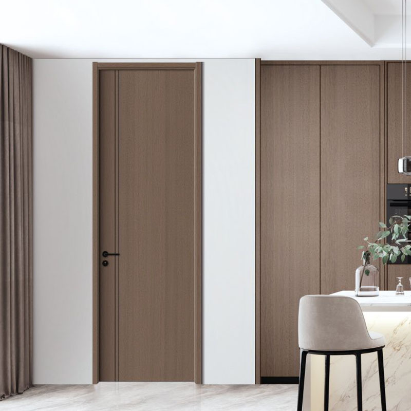 Cửa nội thất gỗ dán MDF melamine óc chó